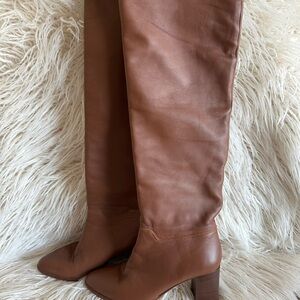 Vero Cuoio knee high heeled boots